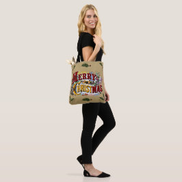 Bolso De Tela La colorida Navidad de 1876