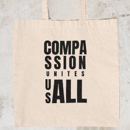 Bolso De Tela La compasión nos une a todos el activismo de la ju