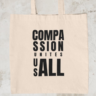 Bolso De Tela La compasión nos une a todos el activismo de la ju