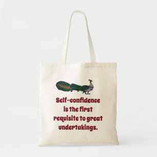 Bolso De Tela La Confianza En Sí Misma Es El Primer Requisito: C