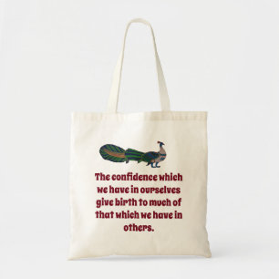 Bolso De Tela La Confianza Que Tenemos - Cita De Confianza