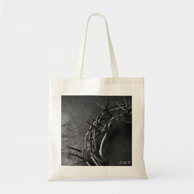 Bolso De Tela La corona de lanzas de la tota cristiana (Frente)
