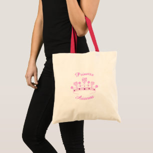 Bolso De Tela La corona de princesas personalizada