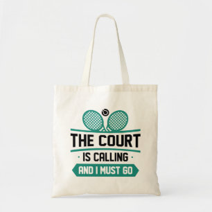 Bolso De Tela La Corte Está Llamando Y Debo Ir