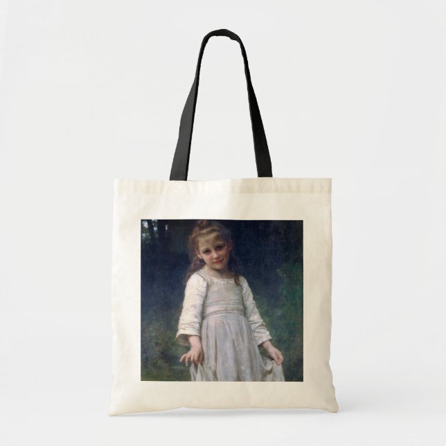 Bolso De Tela La Cortesía, Bouguereau (Frente)