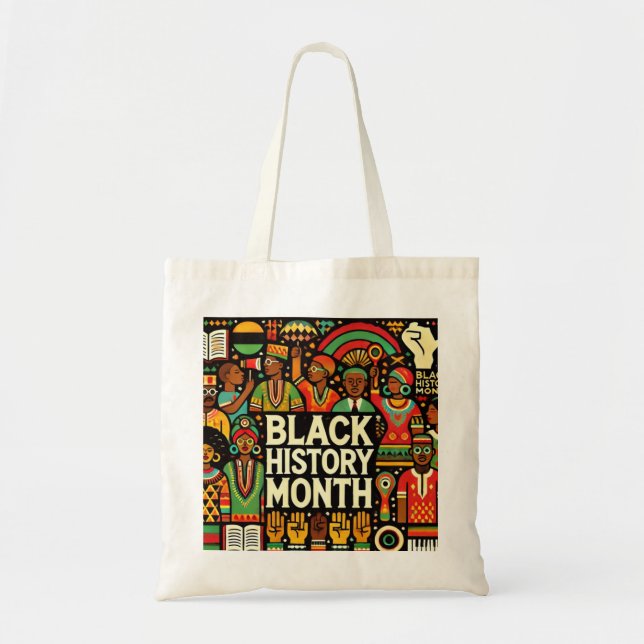 Bolso De Tela La cultura africana vibrante de doble lado (Frente)