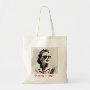 Bolso De Tela La dama de clase en el Tote Shades