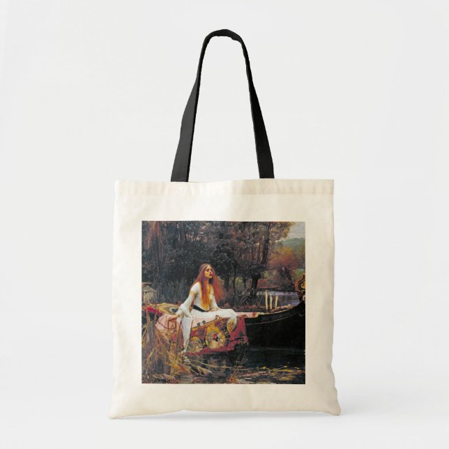 Bolso De Tela La dama de Shalott, John William Waterhouse (Frente)