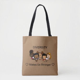 Bolso De Tela La diversidad nos hace más fuertes