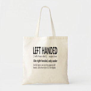 Bolso De Tela La divertida definición a la izquierda a la izquie