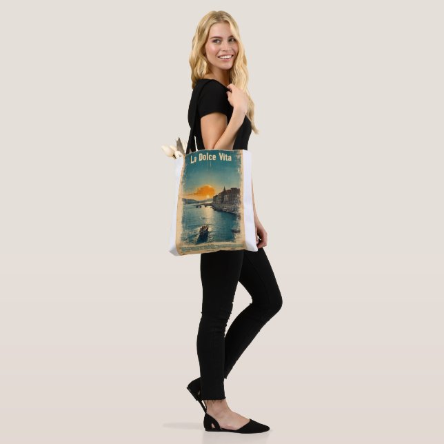 Bolso De Tela . La Dolce Vita - Inspired by 1960s Posters (Puesto)