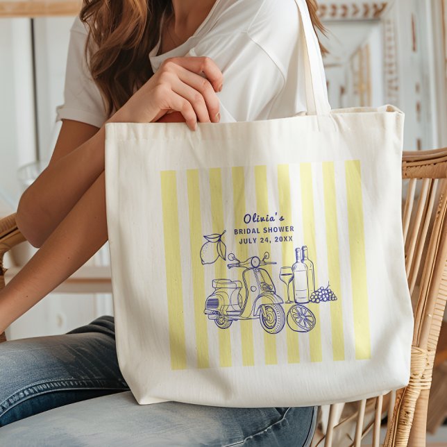Bolso De Tela La Dolce Vita Lemon Italiana Amarilla Ducha de Nov (Subido por el creador)