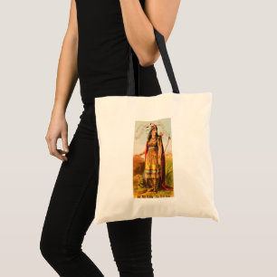 Bolso De Tela La Doncella India Más Hermosa de Buffalo Bill 1880