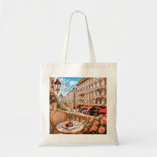 Bolso De Tela La elegancia nunca pasa de moda Estética de Viena