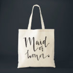 Bolso De Tela La empleada de honor Tote<br><div class="desc">¡El tote perfecto para tu chica #1 en (y hasta) el gran día! ¡Perfecto para que ella mantenga todo boda!</div>
