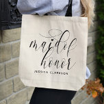 Bolso De Tela La empleada doméstica de honor Tote Bag<br><div class="desc">Esta es una clásica pero hermosa bolsa de tetas que haría un regalo perfecto.</div>
