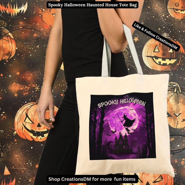 Bolso De Tela La encantadora casa de Halloween (Subido por el creador)