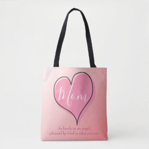 Bolso De Tela La encantadora mamá Rosa Ombre
