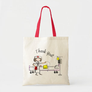 Bolso De Tela La enfermera "le agradece" los regalos