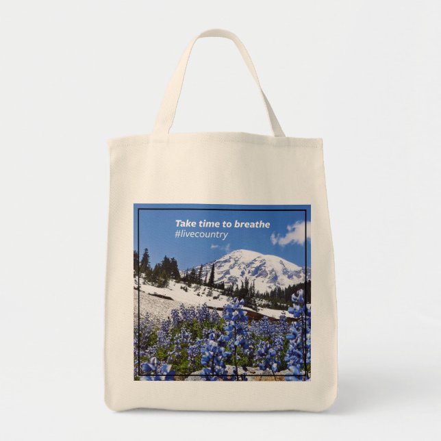 Bolso De Tela La época de la toma de respirar (Frente)