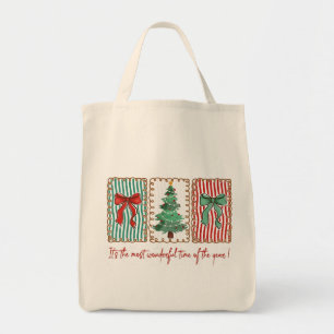 Bolso De Tela La época más maravillosa del año Coquette Navidad
