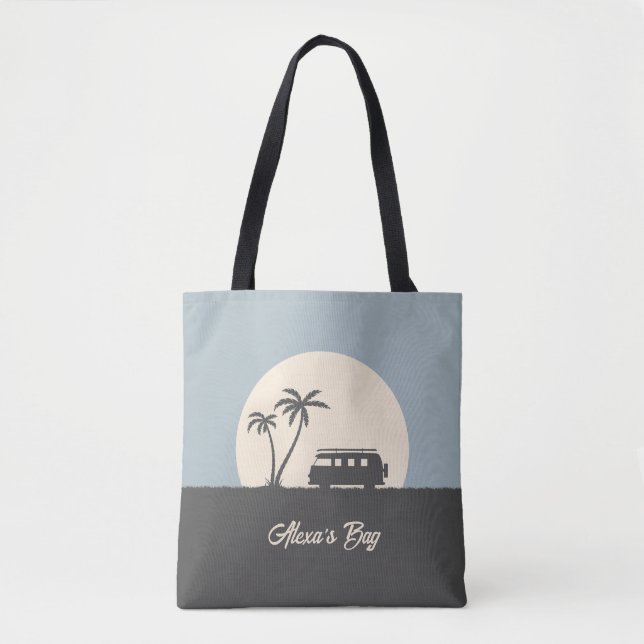 Bolso De Tela La escapada costera (Anverso)