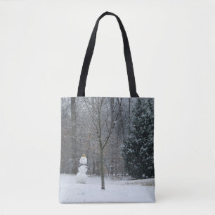 Bolso De Tela La escena de nieve en invierno de los nevados del