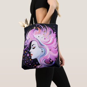Bolso De Tela "La esencia de la elegancia" Belleza femenina