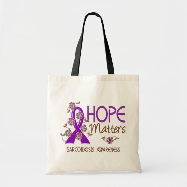Bolso De Tela La esperanza importa la sarcoidosis 3 (Frente)