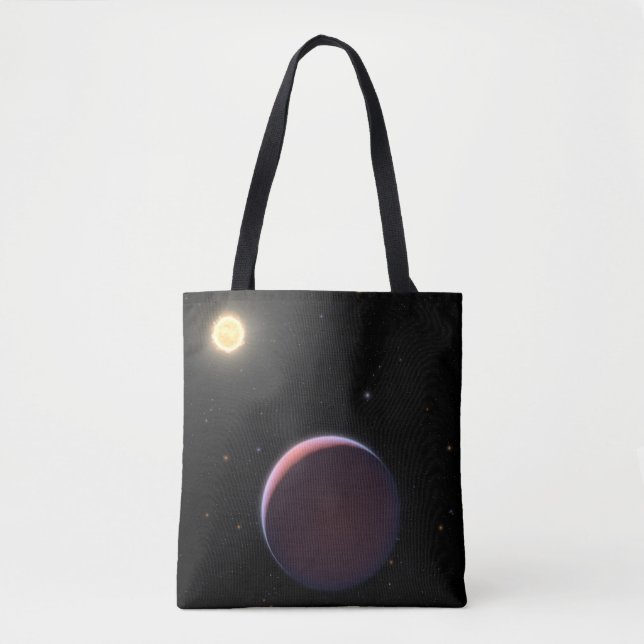 Bolso De Tela La Estrella Del Sol Kepler 51 Y Tres Planetas Giga (Anverso)