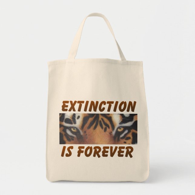 Bolso De Tela La extinción es eterna (Frente)