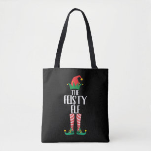 Bolso De Tela La familia de elfos traviesos grupo coincidente re