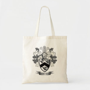 Bolso De Tela La familia del arroz corta el escudo de armas
