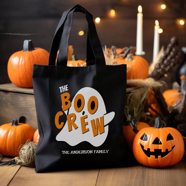 Bolso De Tela La familia fantasma Boo Crew Halloween Black (Subido por el creador)