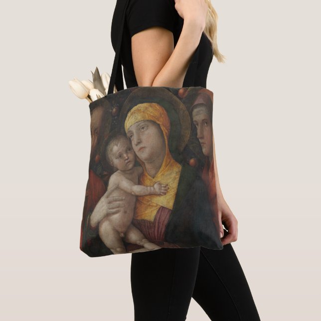 Bolso De Tela La familia santa con Santa María Magdalena (Detalle)