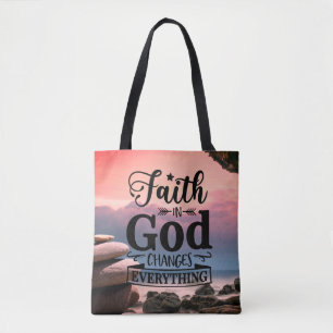 Bolso De Tela La fe cristiana en Dios