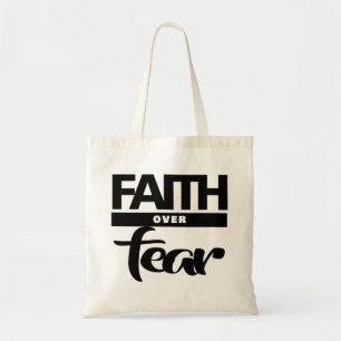 Bolso De Tela La fe sobre el miedo