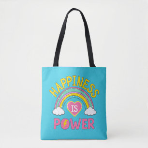 Bolso De Tela La felicidad es el arcoiris del poder