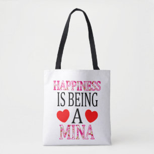 Bolso De Tela La felicidad es ser el día de la madre de Mimi