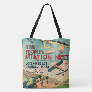 Bolso De Tela La Feria de Aviación del Pueblo