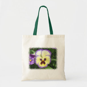 Bolso De Tela La flor del pensamiento representa la pequeña