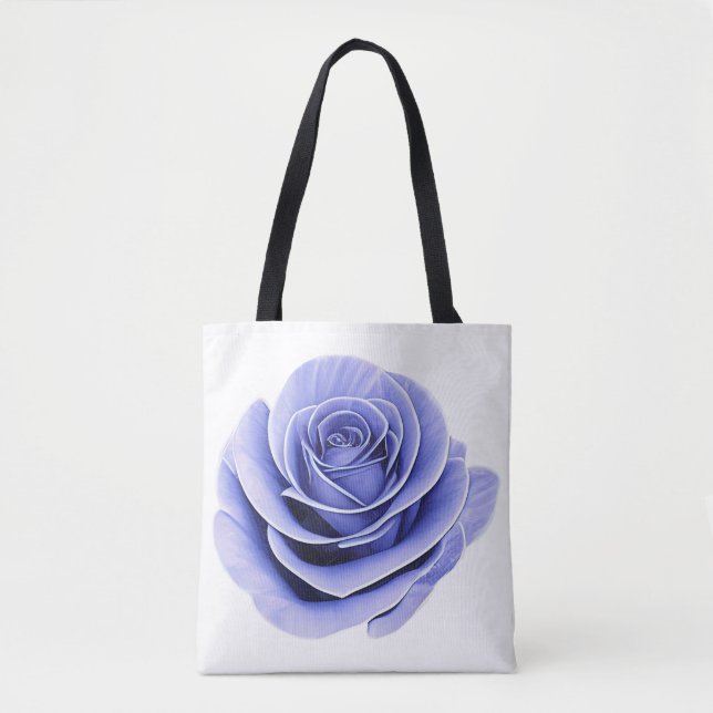 Bolso De Tela La frágil belleza de un Rosa (Anverso)