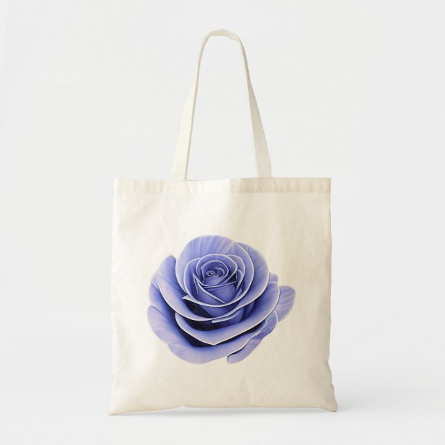 Bolso De Tela La frágil belleza de un Rosa (Frente)