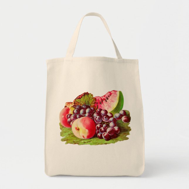 BOLSO DE TELA LA FRUTA TODAVÍA VIVE (Frente)