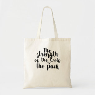 Bolso De Tela La fuerza del lobo es el envase