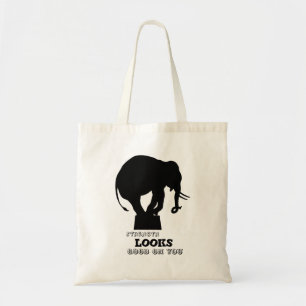 Bolso De Tela La fuerza se ve bien contigo Tote Bag