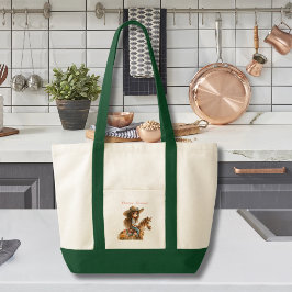 Bolso De Tela La gallina de boho personalizada del caballo