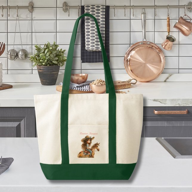 Bolso De Tela La gallina de boho personalizada del caballo (Subido por el creador)