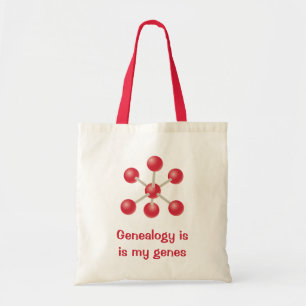 Bolso De Tela La genealogía está en mis genes