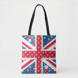 Bolso De Tela La gente divertida quilt la Unión británica Jack F